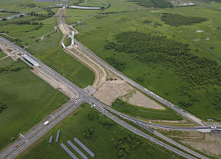 北海道横断自動車道 釧路市 北園改良工事 